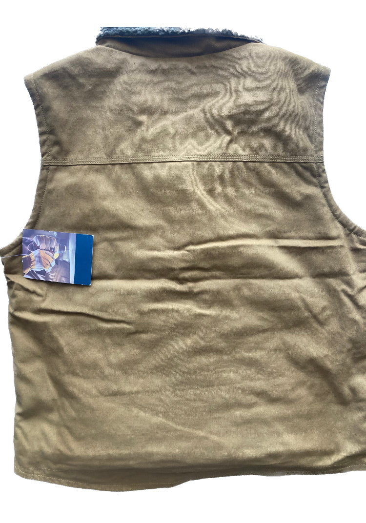 Fleece lined/work vest