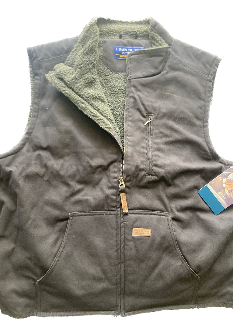 Fleece lined/work vest