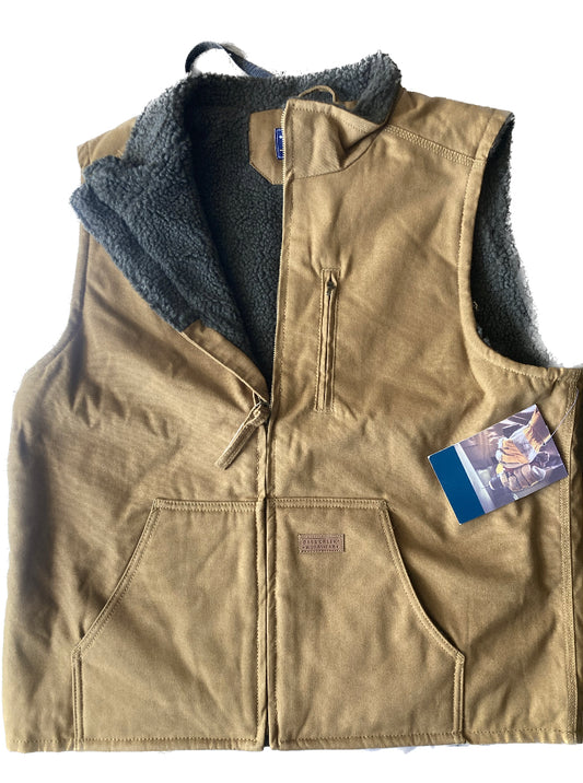 Fleece lined/work vest