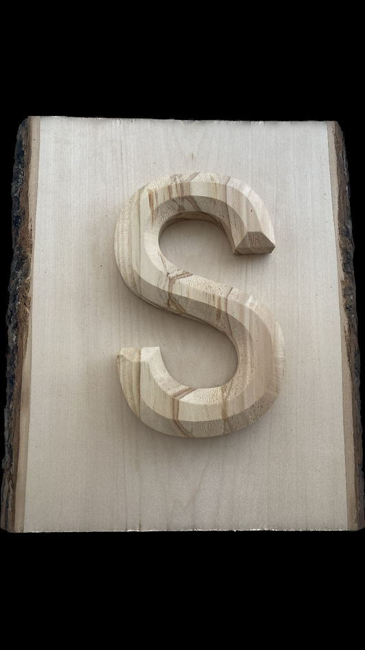 DECOR/Custom Wood Art/ Initials or Monogrammed